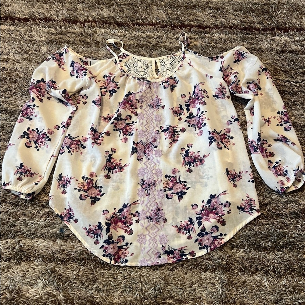 Rewind floral blouse xsmall